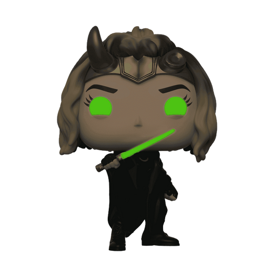 Marvel Loki Sylvie Funko Pop Glow in the Dark Figure Holding Sword