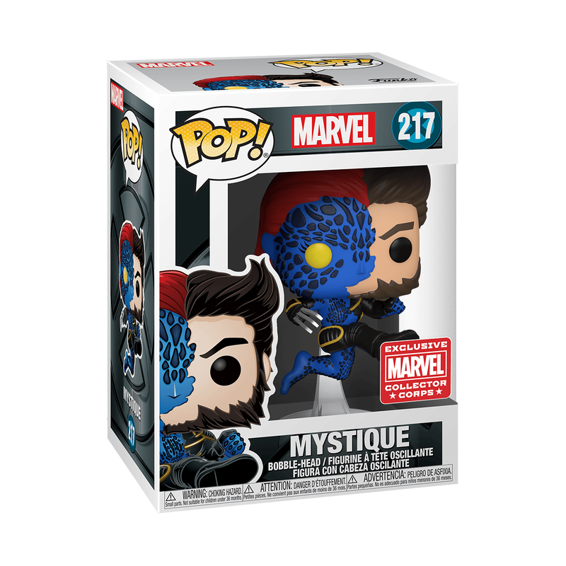 Marvel Mystique Exclusive Collector Corps Funko Pop Packaging