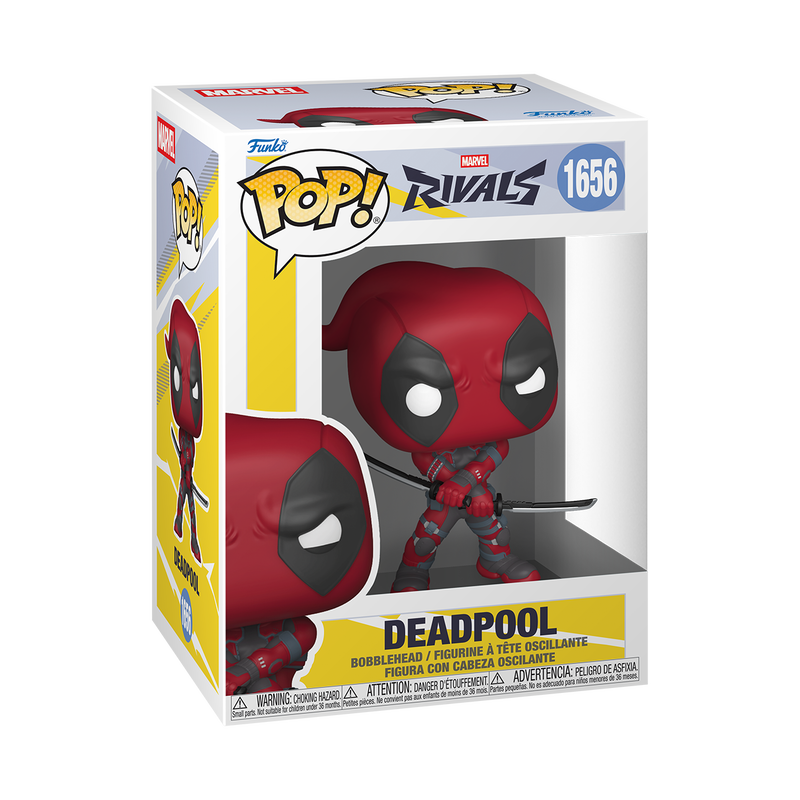 Deadpool Funko Pop! #1656 stock photo in-box from Marvel Rivals