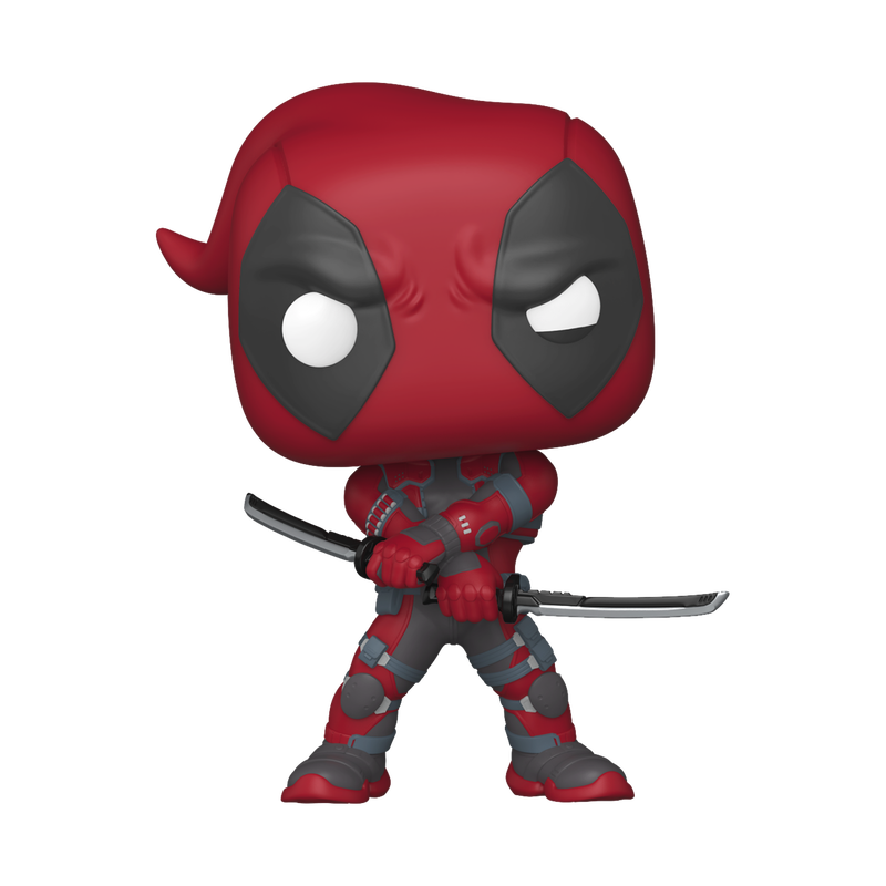 Deadpool Funko Pop! #1656 stock photo out-of-box from Marvel Rivals