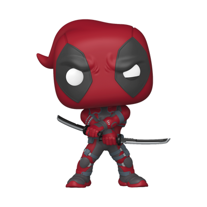 Deadpool Funko Pop! #1656 stock photo out-of-box from Marvel Rivals