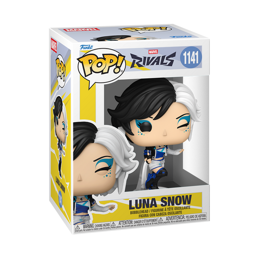 Luna Snow Funko Pop! #1141 in box packaging from Marvel Rivals