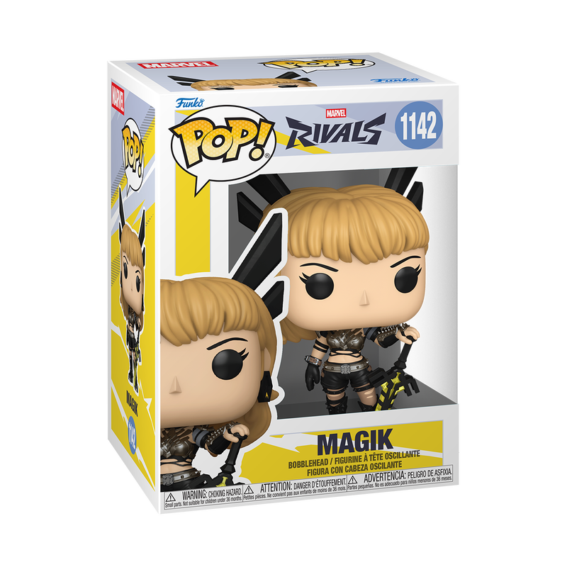 Magik Funko Pop! #1142 in box packaging from Marvel Rivals