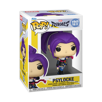 Psylocke Funko Pop! #1217 stock photo in-box Marvel Rivals