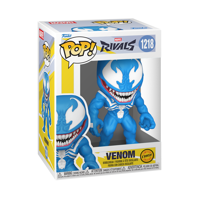 Venom Chase Funko Pop! #1218 stock photo in-box Marvel Rivals
