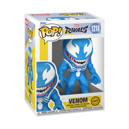 Venom Chase Funko Pop! #1218 stock photo in-box Marvel Rivals