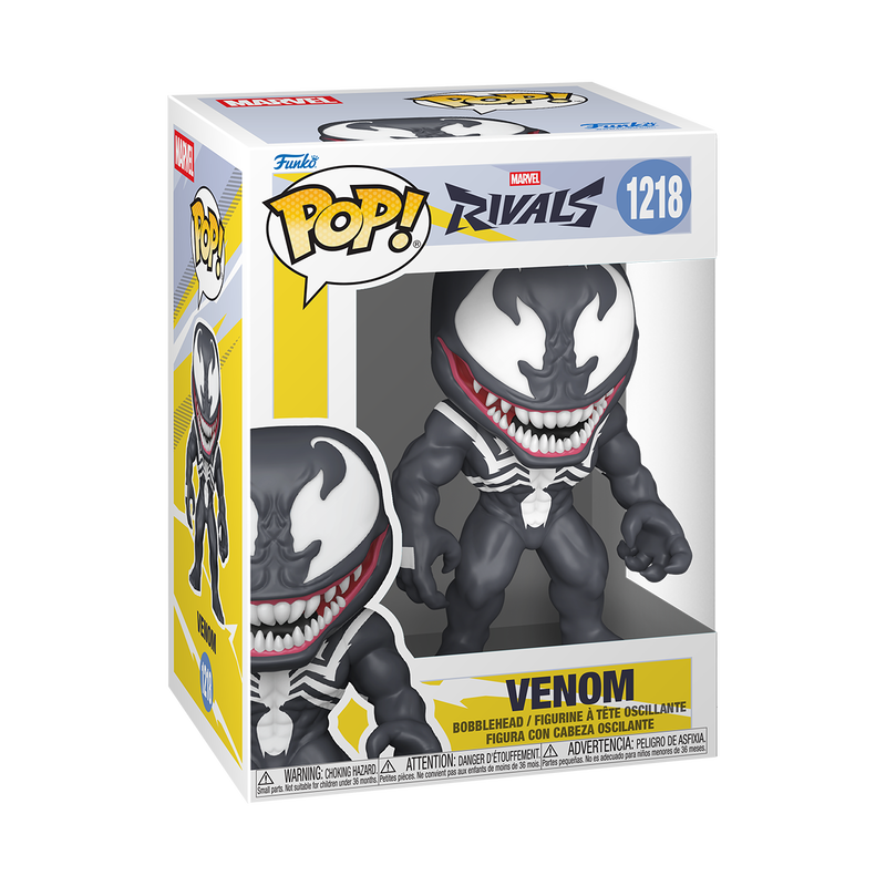 Venom Funko Pop! #1218 stock photo in-box Marvel Rivals