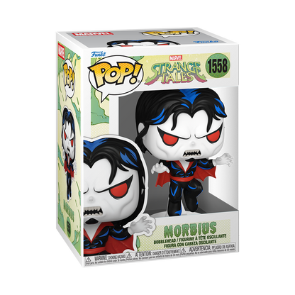 Marvel Strange Tales Morbius Funko Pop Packaging