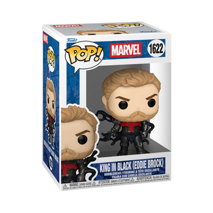 King in Black (Eddie Brock) Funko Pop! #1622 stock photo in-box from Marvel Venom Comics