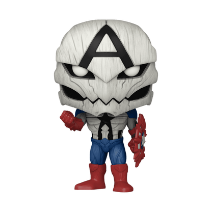 Marvel Venom Poison Captain America Pop in a Box Funko Pop Figure Holding Shield