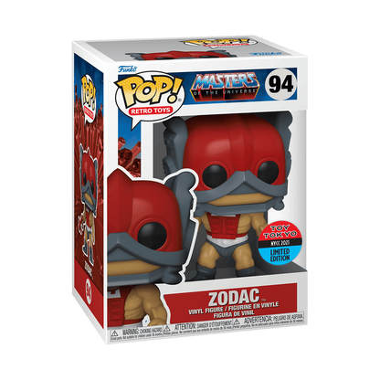 Masters of the Universe Zodac 2021 New York Comic Con Toy Tokyo Funko Pop Packaging