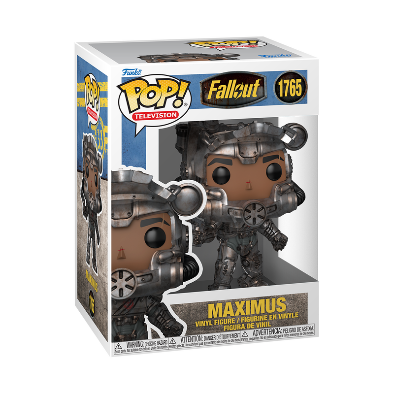 Funko Pop! Fallout Maximus #1765 Funko Pop box packaging front view