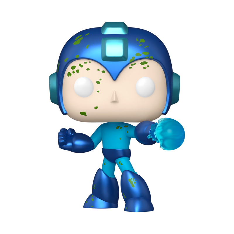 Funko Pop! Funko Fusion Mega Man #1097 Chase Edition figure out of box