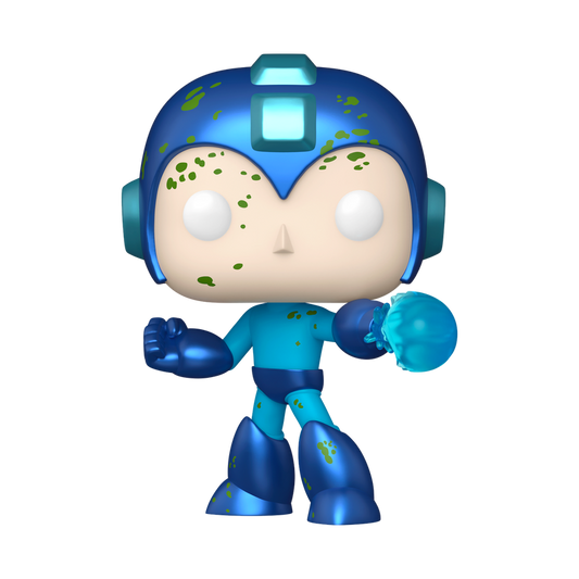 Funko Pop! Funko Fusion Mega Man #1097 Chase Edition figure out of box