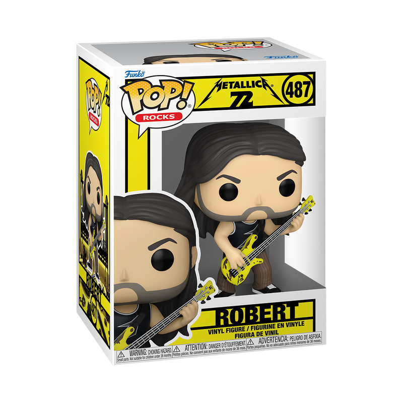 Robert Funko Pop! #487 72 Seasons stock photo in-box Metallica