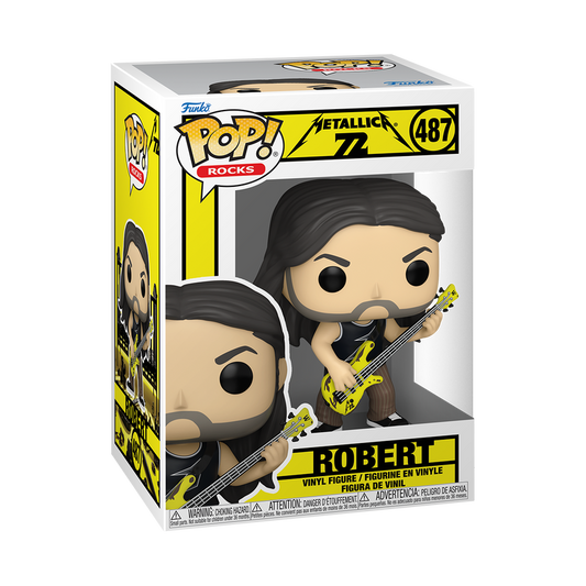 Robert Funko Pop! #487 72 Seasons stock photo in-box Metallica
