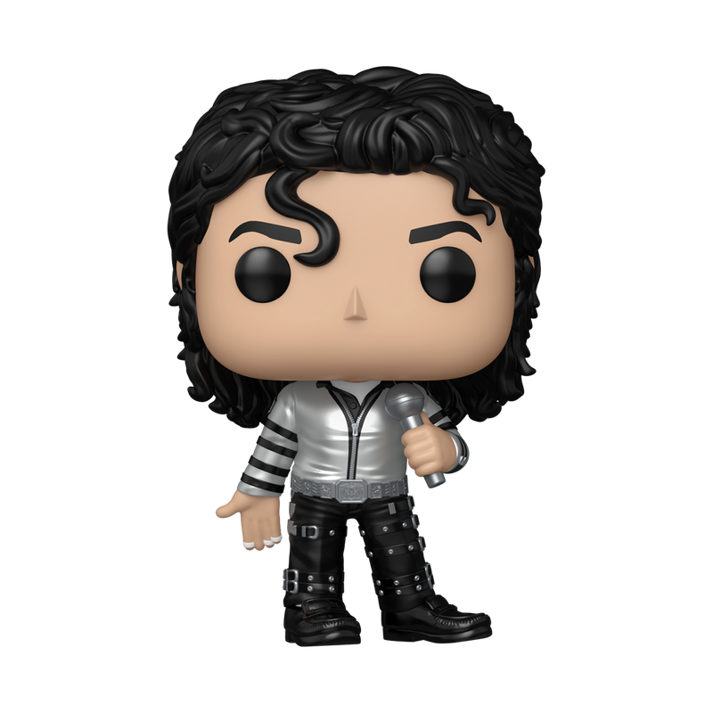 Michael Jackson Bad Tour Funko Pop! Rocks #507 stock photo out-of-box