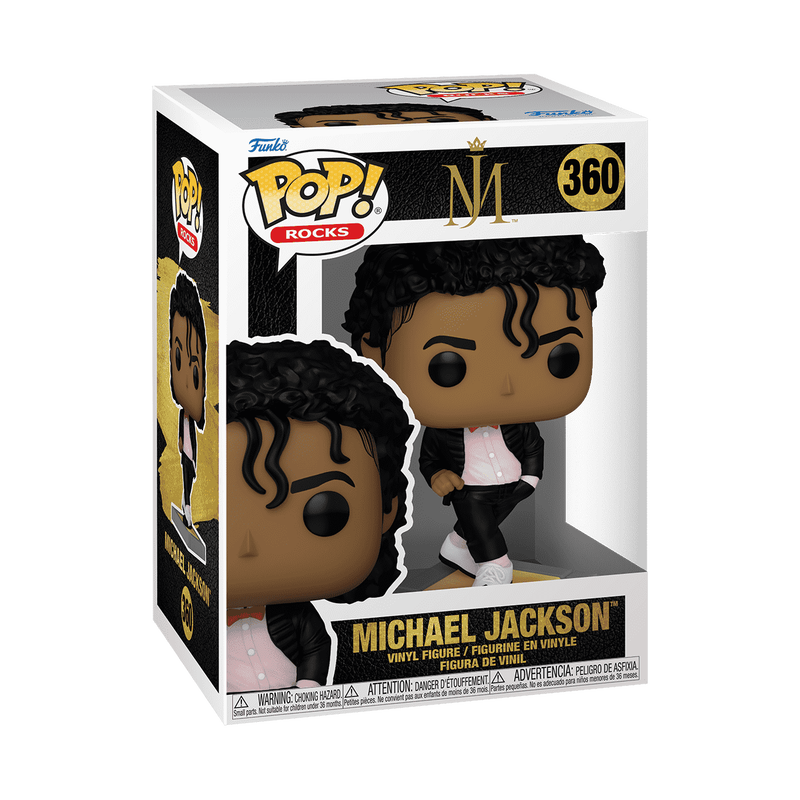 Michael Jackson Billie Jean Funko Pop! #360 stock photo in-box