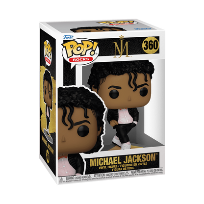 Michael Jackson Billie Jean Funko Pop! #360 stock photo in-box