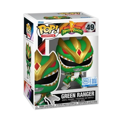 Mighty Morphin Power Ranger Green Ranger Funko Pop Packaging Entertainment Earth Exclusive