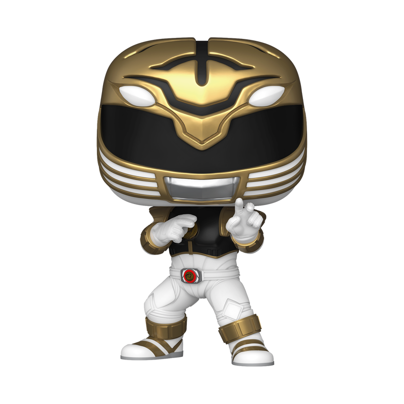 White Ranger Funko Pop! #1780 stock photo out-of-box from Mighty Morphin Power Rangers The Movie