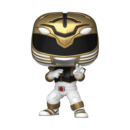 White Ranger Funko Pop! #1780 stock photo out-of-box from Mighty Morphin Power Rangers The Movie