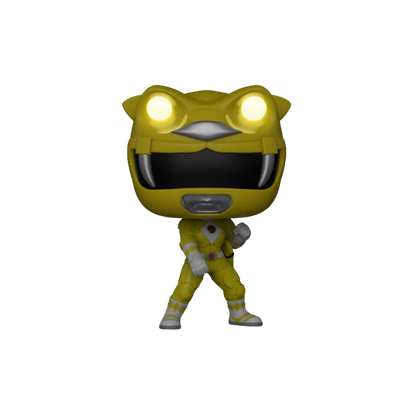 Yellow Ranger Funko Pop! #1781 stock photo out-of-box from Mighty Morphin Power Rangers The Movie
