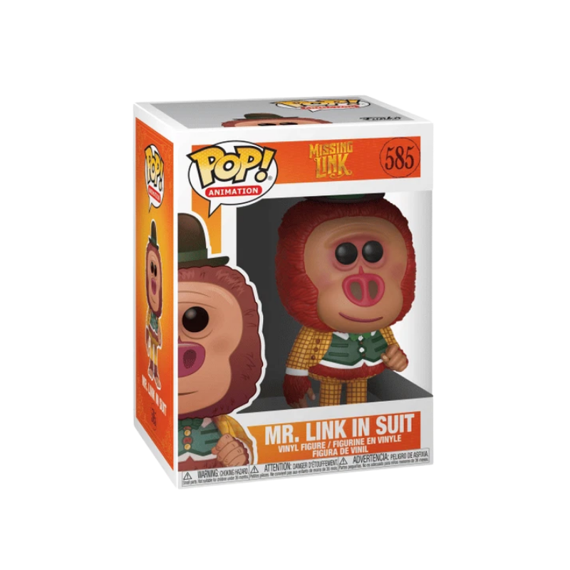 Mr. Link in Suit Funko Pop! #585 stock photo in-box from Missing Link