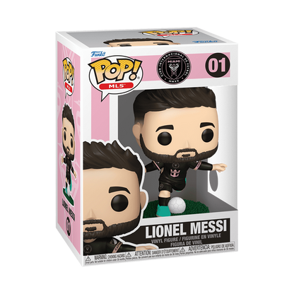 Lionel Messi Away Jersey Funko Pop! #01 stock photo in-box from MLS Inter Miami CF