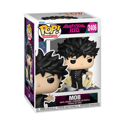 Mob Funko Pop! #2406 stock photo in-box from Mob Psycho 100