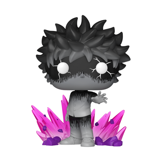 Mob with Aura Glow Exclusive Funko Pop! #2406 stock photo out-of-box from Mob Psycho 100