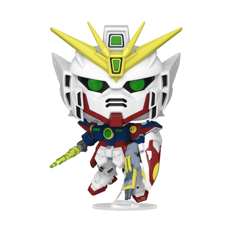 Mobile Suit Gundam Wing XXX-00W0 Wing Gundam Zero Funko Pop Figure Holding Twin Blaster Rifle and Beam Saber