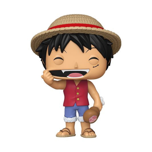 Monkey D. Luffy One Piece Jumbo Funko Pop Figure Holding Meat Leg