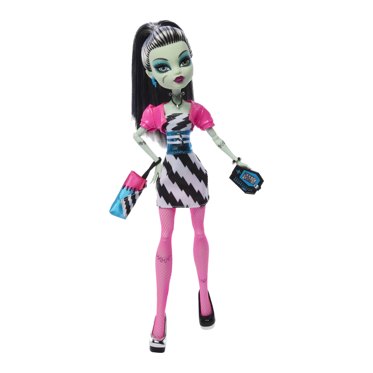 Frankie Stein Dawn of the Dance Creeproduction Doll stock photo out-of-box from Monster High