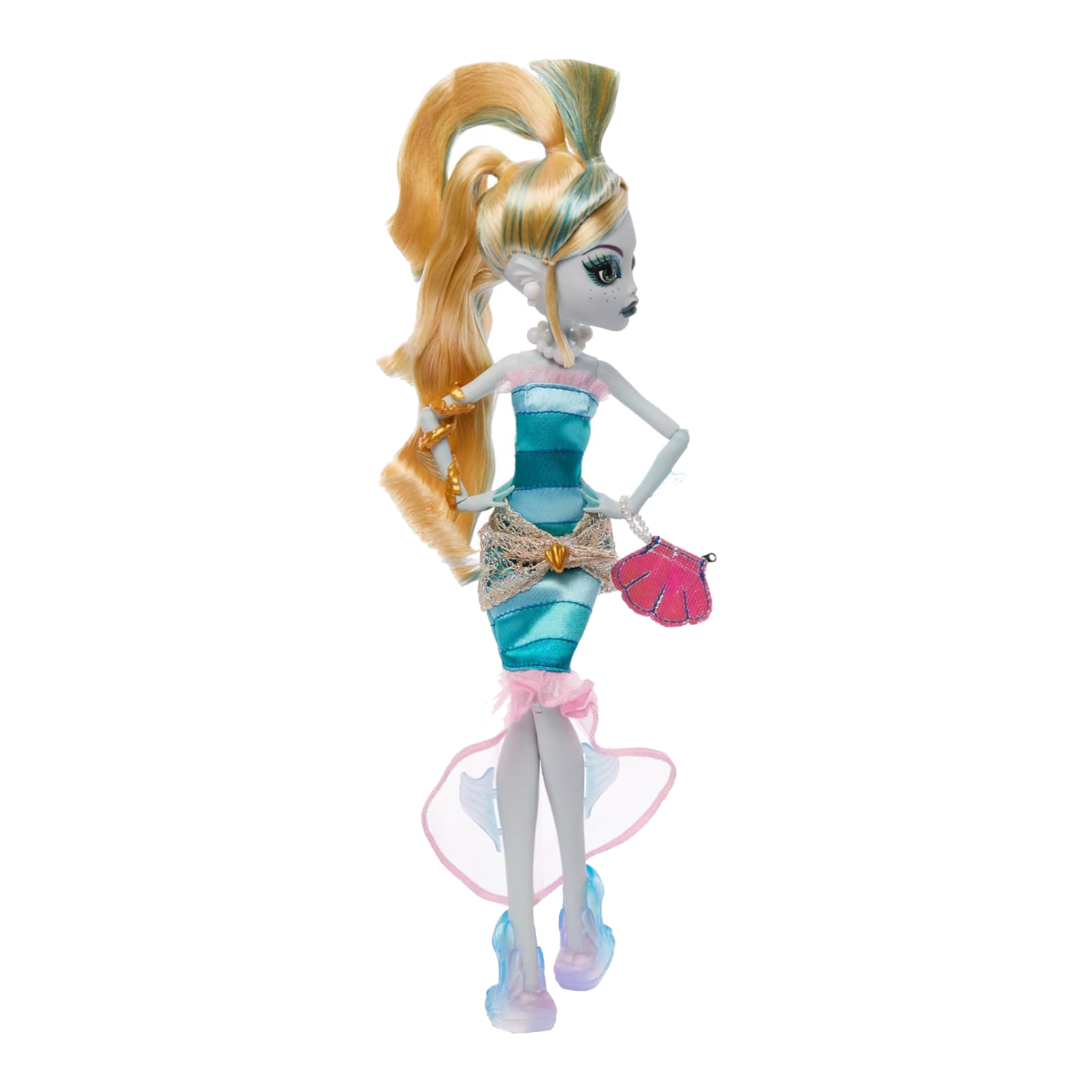 Lagoona Blue Dawn of the Dance Creeproduction Doll stock photo out-of-box from Monster High
