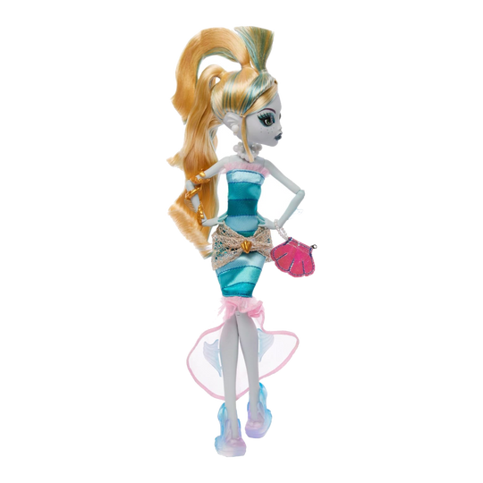 Lagoona Blue Dawn of the Dance Creeproduction Doll stock photo out-of-box from Monster High
