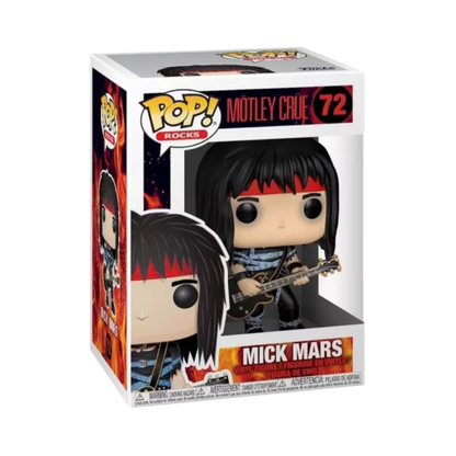 Mick Mars Funko Pop! #72 stock photo in-box Motley Crue
