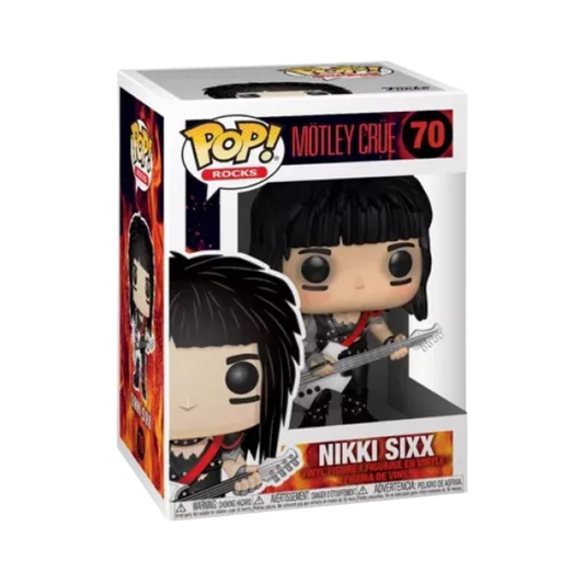 Nikki Sixx Funko Pop! #70 stock photo in-box Motley Crue