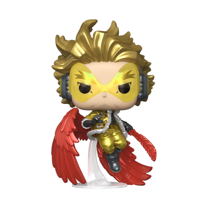 Funko Pop! My Hero Academia Hawks Metallic #1141 Royalty Limited Edition figure shown outside the packaging