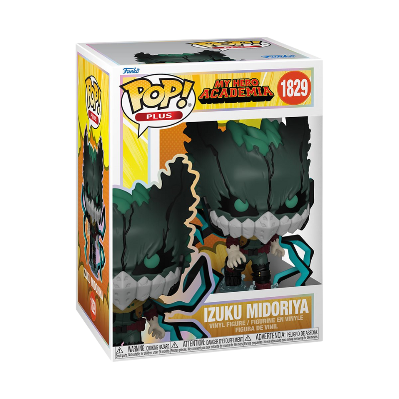 Izuku Midoriya Funko Pop! Plus #1829 in box packaging from My Hero Academia