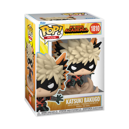 Katsuki Bakugo (New Suit) Funko Pop! #1810 stock photo in-box from My Hero Academia