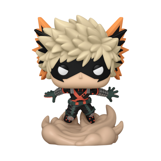 Katsuki Bakugo (New Suit) Funko Pop! #1810 stock photo out-of-box from My Hero Academia