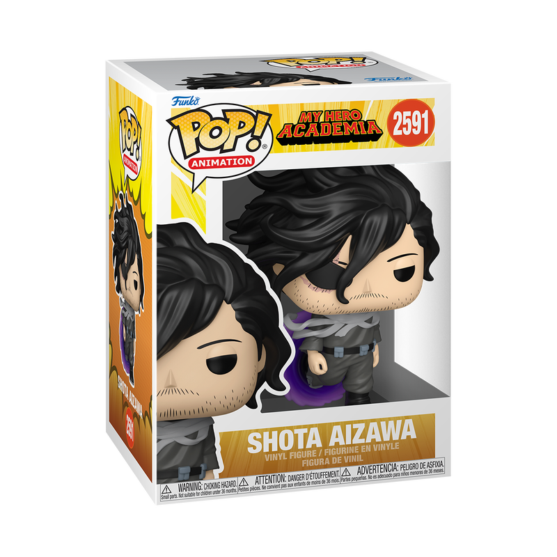 Shota Aizawa Funko Pop! #2591 stock photo in-box from My Hero Academia