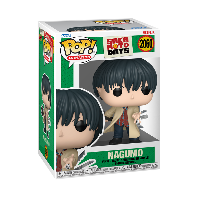 Funko Pop! Netflix Sakamoto Days Nagumo #2060 Funko Pop box packaging front view
