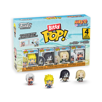 Naruto Bitty Pop! 4-Pack Funko Pop! stock photo out-of-box Naruto