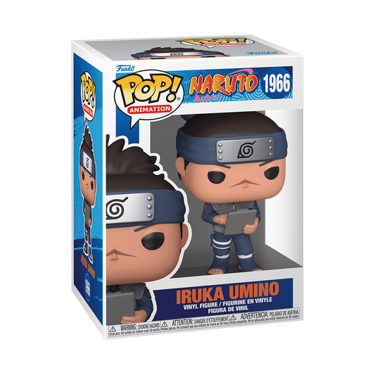 Iruka Umino Funko Pop! #1966 stock photo in-box from Naruto
