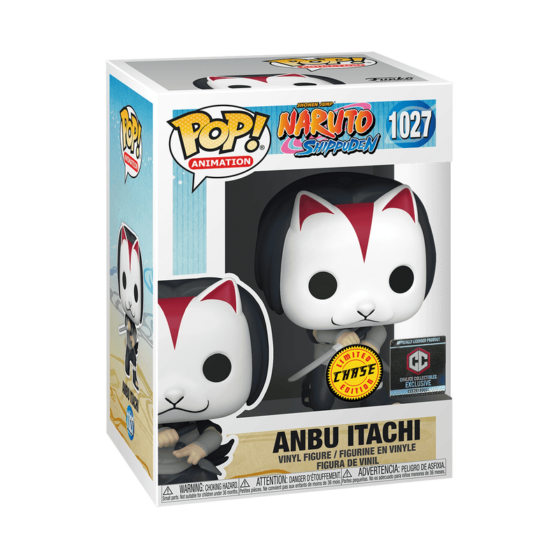 Naruto Anbu Itachi Funko Pop! #1027 Chase Chalice Collectibles Exclusive stock photo in-box from Naruto Shippuden