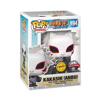 Kakashi Anbu Funko Pop! #994 Chase Special Edition stock photo in-box from Naruto Shippuden