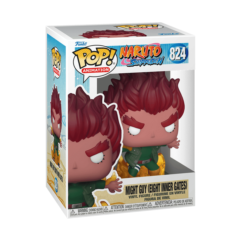 Naruto Shippuden Might Guy Eight Inner Gates Funko Pop Packaging