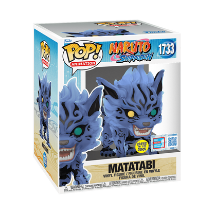 Super Matatabi Funko Pop! #1733 Glow Fall Convention 2024 Exclusive stock photo in-box Naruto
